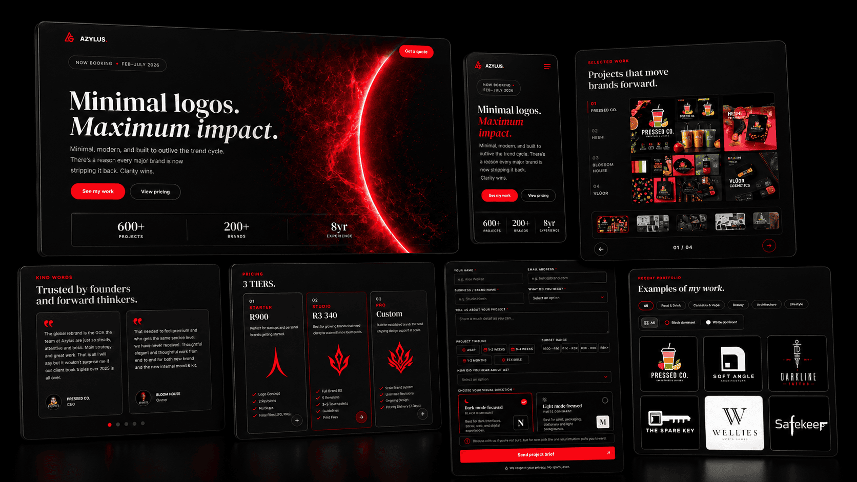 Azylus Graphics website thumbnail